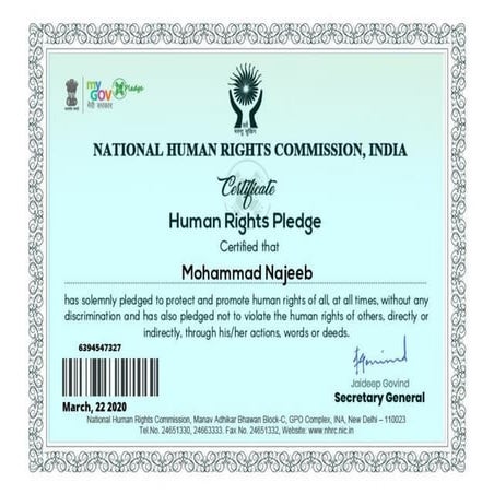 Women rights pledge | PDF