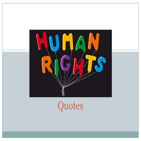 Human Rights Quotes