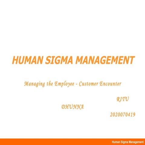 Humansigma