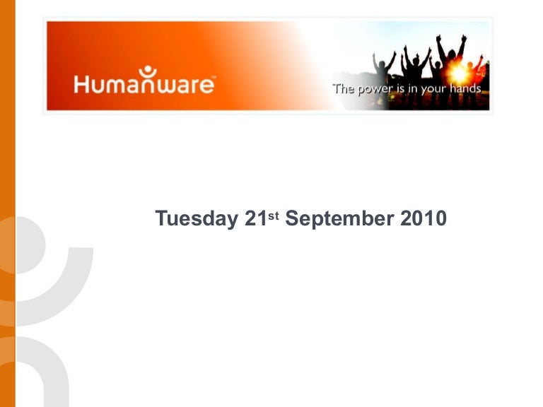 Human Ware presentation