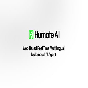 "Humate AI: AI-powered task automation platform."