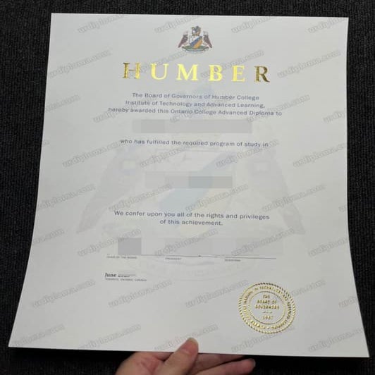 Humber College diploma PDF