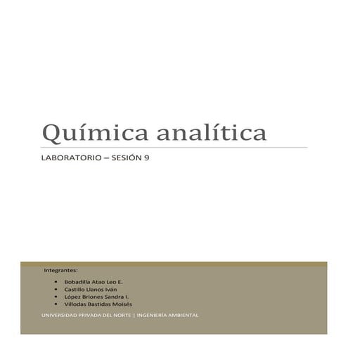 Determinación del porcentaje de humedad
