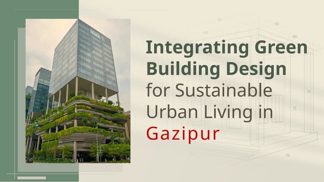 Illustration of Green Building Design For Multi Unit Buildings
