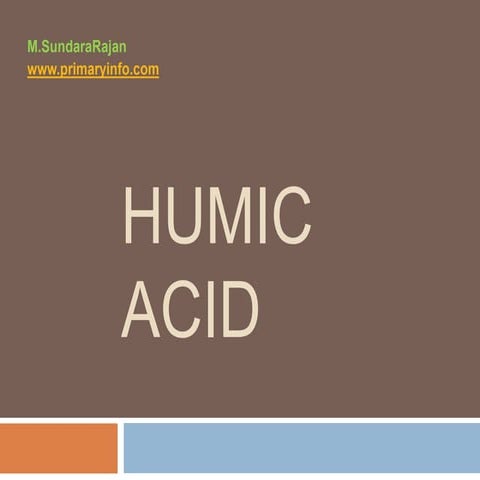 Humic acid