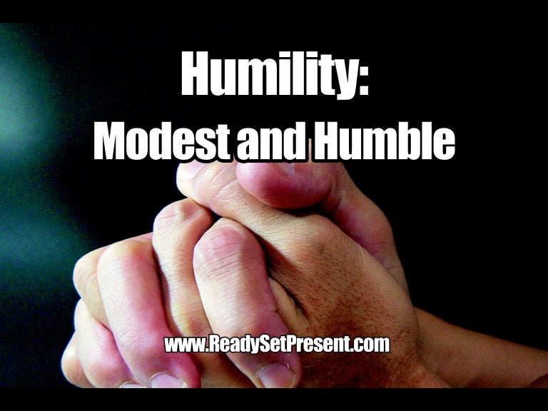 Humility Movie Ppt Version Sample