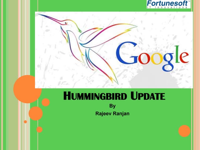 Humming bird update ppt