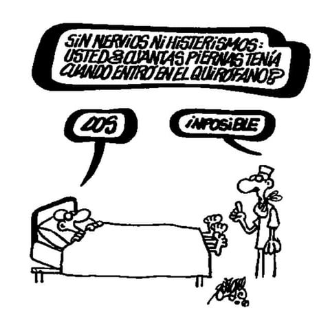 Humor grafico sobre hospitales