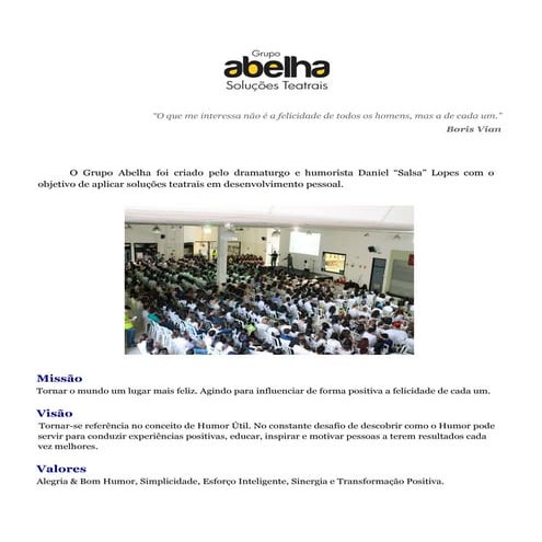 Humor como ferramenta de trabalho