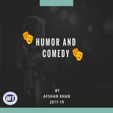 Humour and comedy