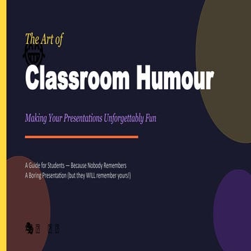 How to use humor in your presentation to engage the audience | PDF