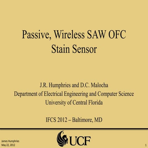 Passive, Wireless SAW OFC Strain Sensor