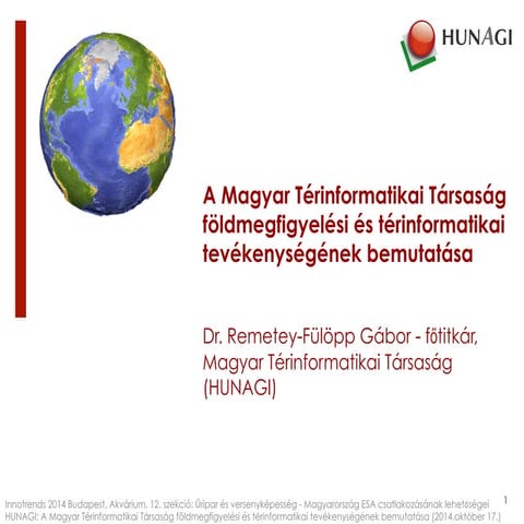 Hunagi at the Innotrends 2014