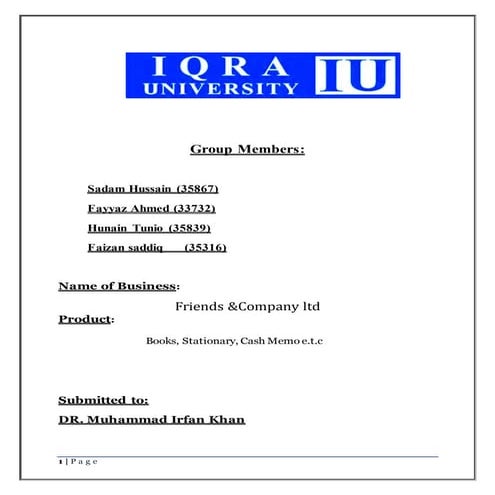 launching an Organization (Own Business)