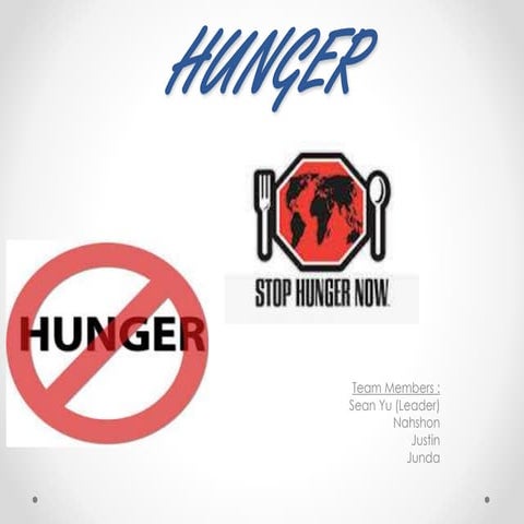 Zero hunger - presentation | PDF
