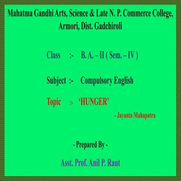 B. A. Sem - IV - 