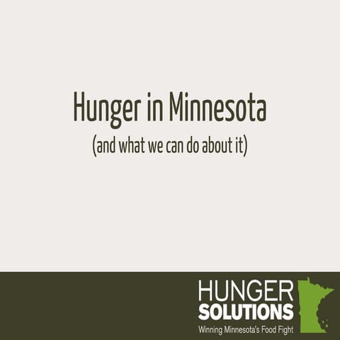 Hunger in Minnesota