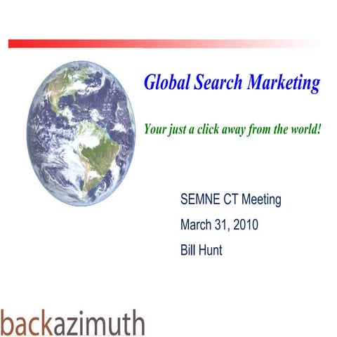 Global Search Engine Marketing