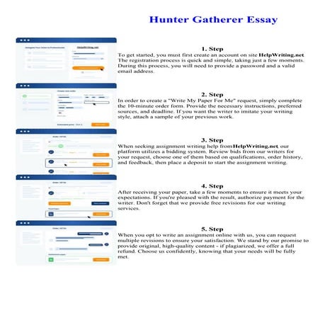Hunter Gatherer Essay