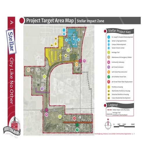 Huntingburg Stellar projects, budget and timeline