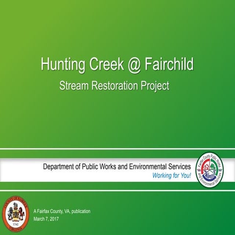 Hunting Creek at Fairchild MVCCA-Meeting March 7, 2018