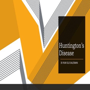 Huntington's chorea case coordination .pptx