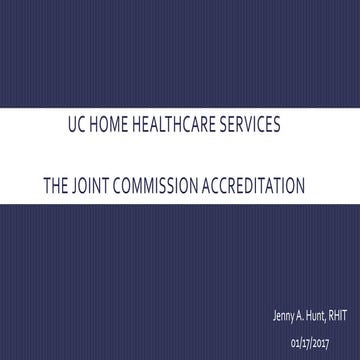 The Joint Commission: Home Healthcare 2017