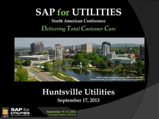 Huntsville utilties and source gas — delivering total customer care