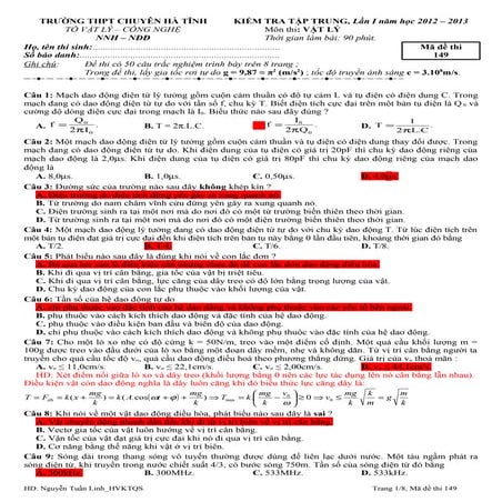 Huong dan-giai-chi-tiet-mot-so-cau-de-khao-sat-chat-luong-lan-i-nam-2012-2013...