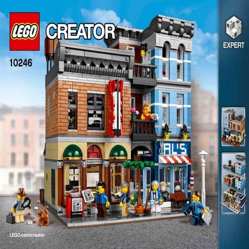 Hướng dẫn Đồ chơi xếp hình Lego Creator 10246 - Văn phòng thám tử
