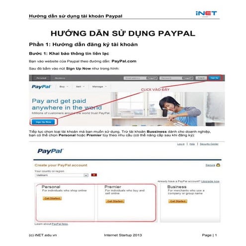 Huong dan dang ky va su dung paypal