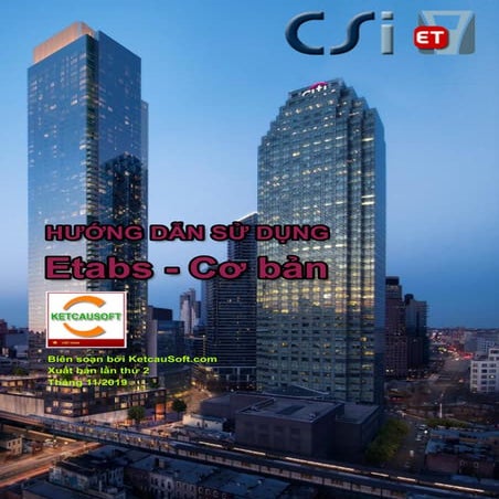 Hướng dẫn sử dụng Etabs - Cơ bản