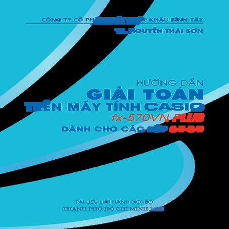 Hướng dẫn giải toán trên máy tính Casio fx-570VN PLUS