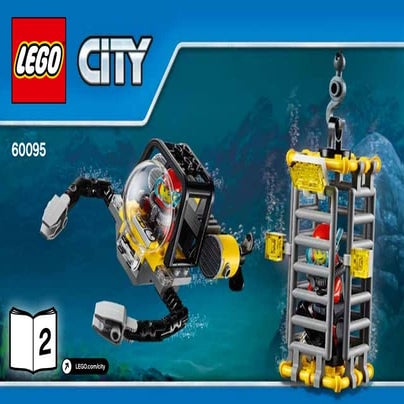 Hướng dẫn Đồ chơi Lego City 60095 - Tàu thăm dò biển sâu