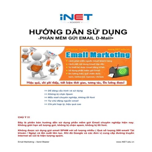 Hướng dẫn sử dụng phần mềm email marketing  - send blaster