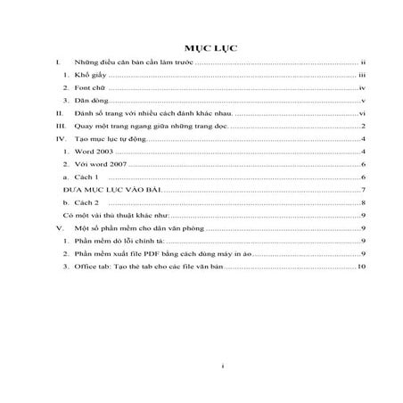 Hướng dẫn sử dụng Microsoft Word 2007