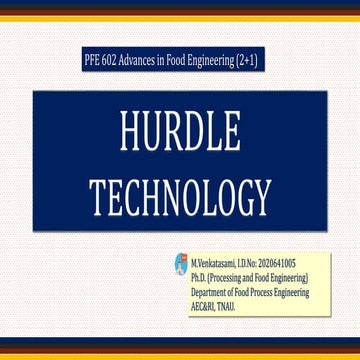 Hurdle technology