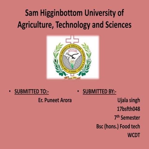 Hurdle technology for food preservation