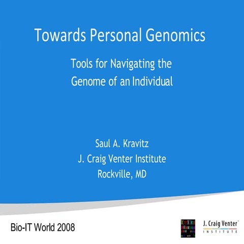Human Reference Genome Browser Presentation at BIO-ITWorld 2008