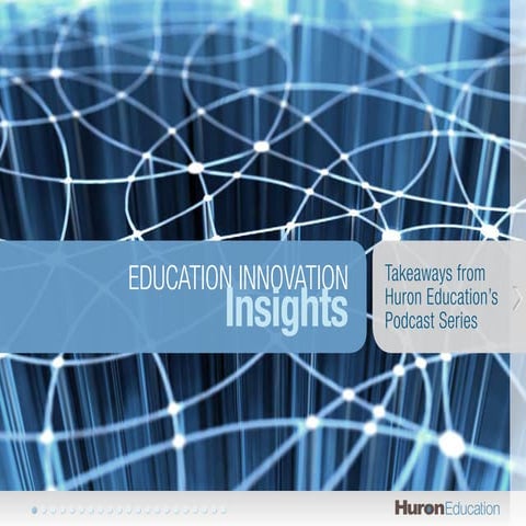 Education Innovation Insights: Industry-insider Perspectives