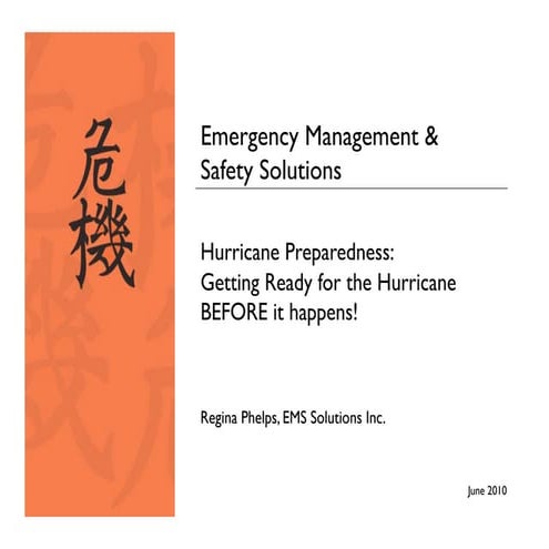 Hurricane Preparedness 
