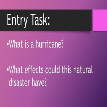 Hurricanes | PPTX