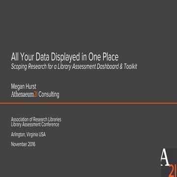 All Your Data Displayed in One Place: Scoping Research for a Library Assessme...