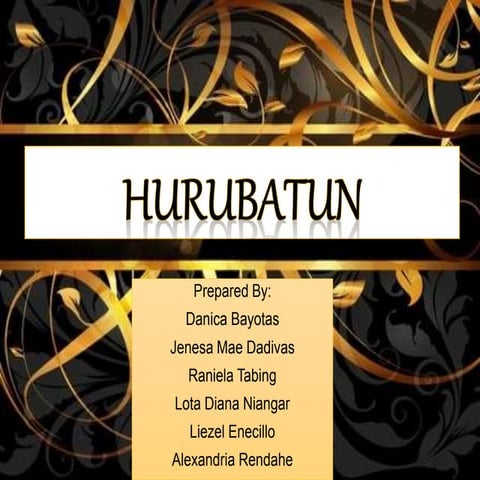 Hurubatun | PPT