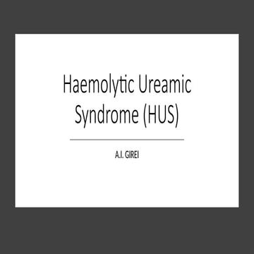 HUS.ptttxx .. haemolytic uremic syndrome
