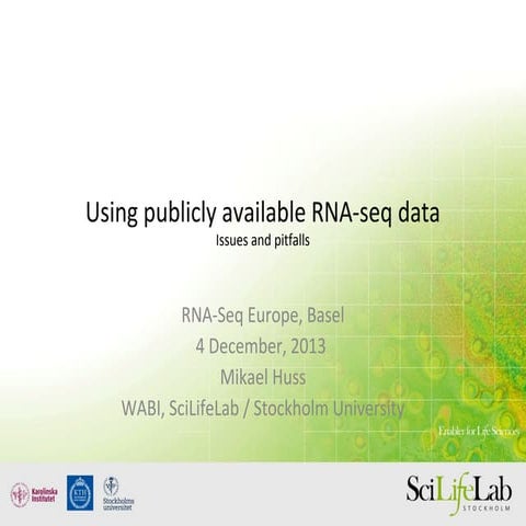 Comparing public RNA-seq data