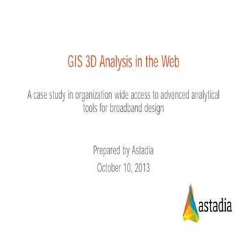 2013 Enterprise Track, 3D Spatial Analysis in the Web by Brady Hustad and Che...