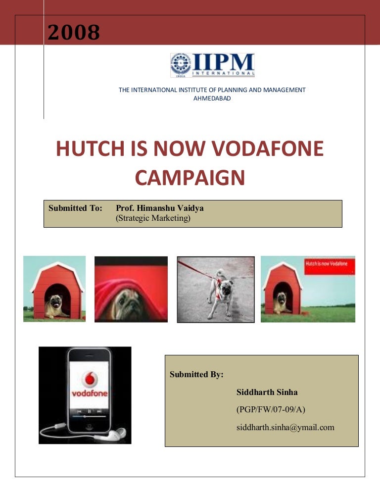 Hutch Is Now Vodafone Campaign
