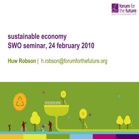 Huw Robson: Sustainable Economy