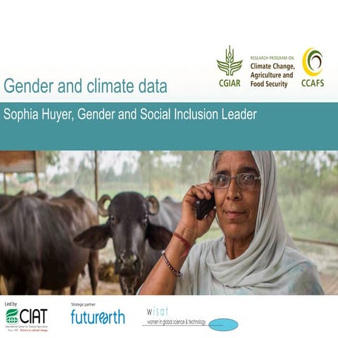 Gender and climate data